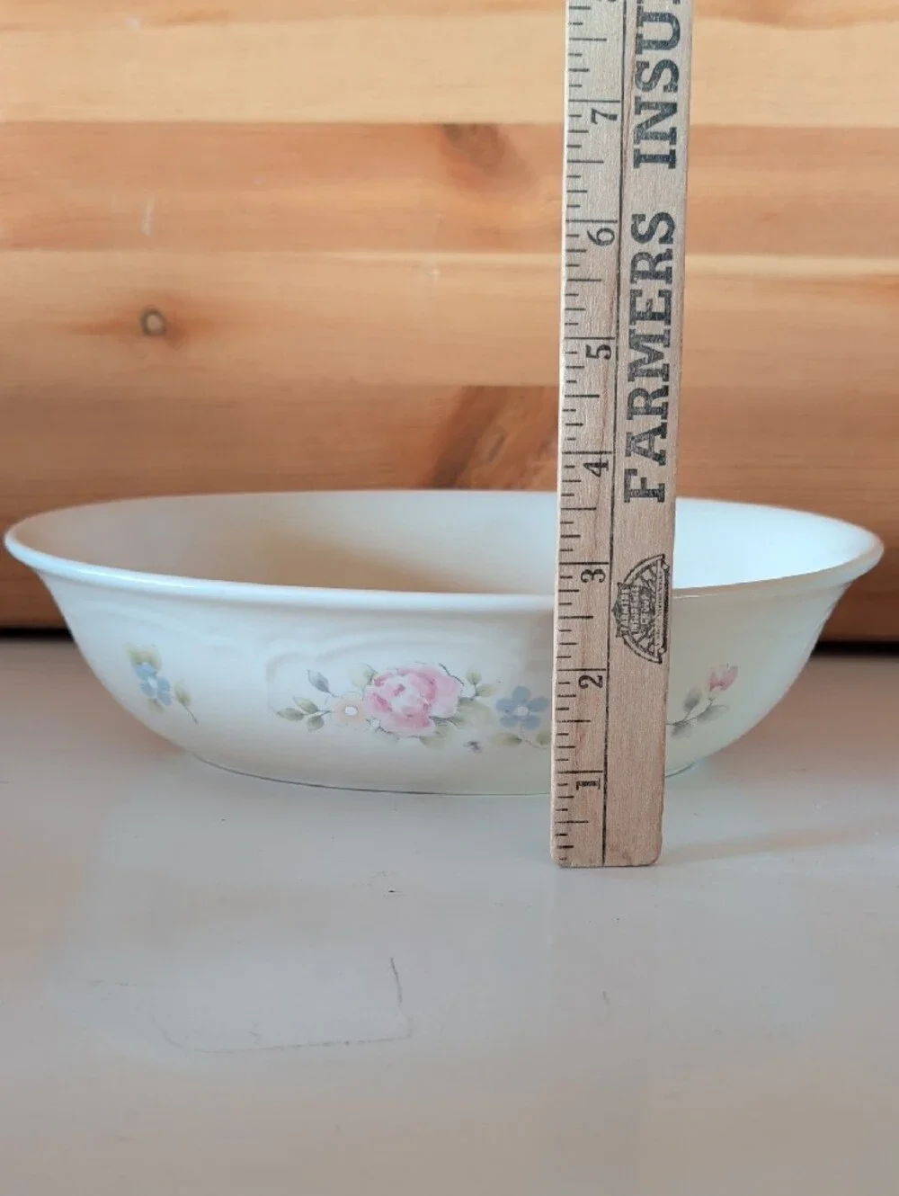 Pflaltzgraff Tea Rose, Oval Serving Bowl. USA 🌟🌟🌟